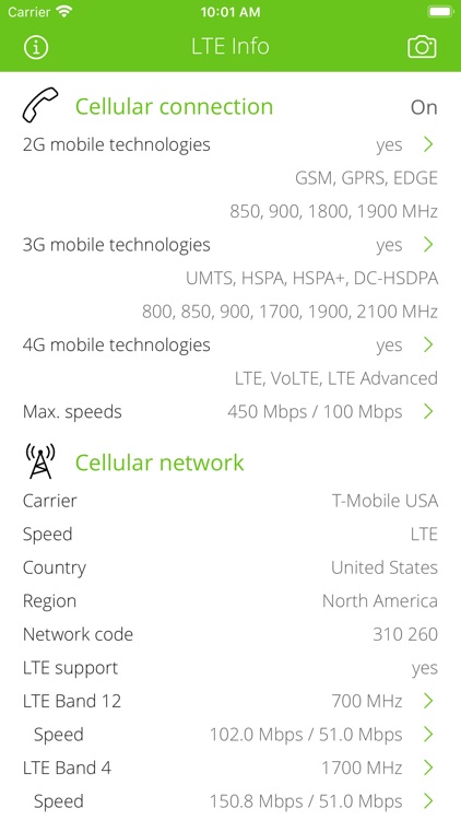 LTE Info screenshot-0