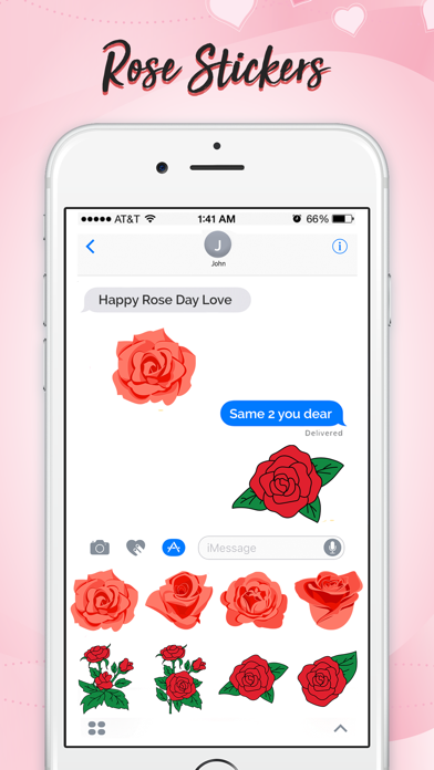 How to cancel & delete Rose Day Stickers from iphone & ipad 4