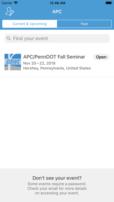 How to cancel & delete APC/PennDOT Fall Seminar from iphone & ipad 2