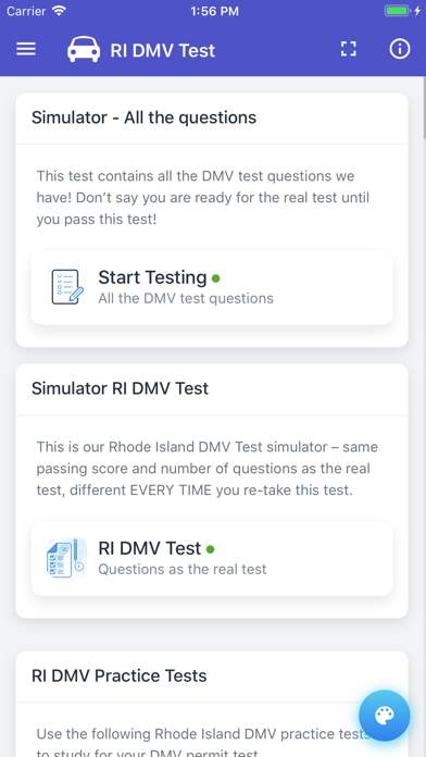 Rhode Island DMV Permit Test screenshot 3