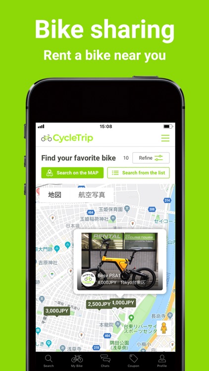 CycleTrip -Sport bike sharing