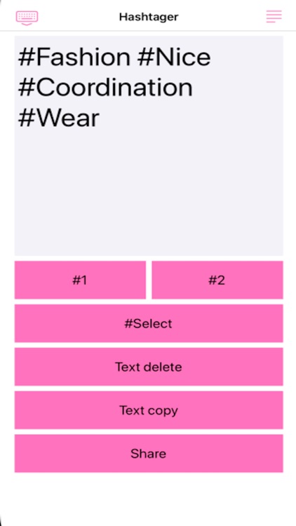 Hashtager - Hashtag inputs