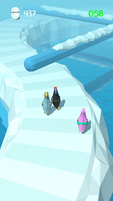 Penguins Race - Battle Royale screenshot 2