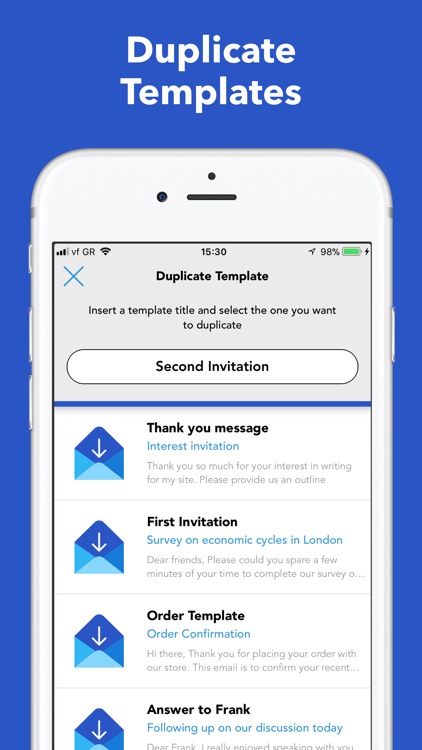 Email Templates screenshot-4