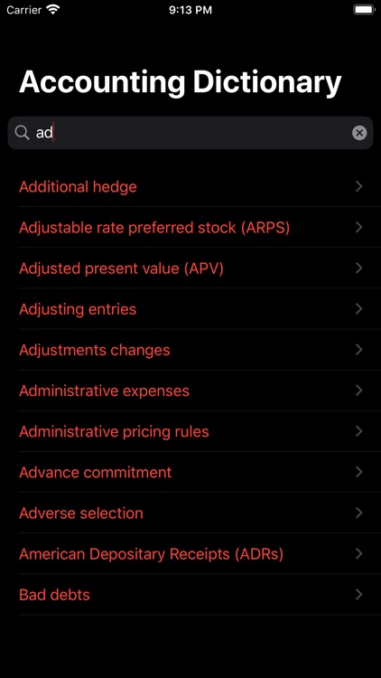 Accounting Dictionary-Offline