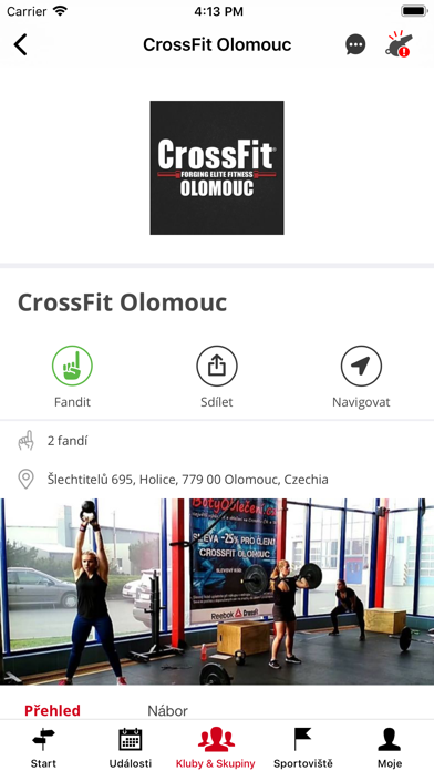 Sportuj v Olomouci: Týmy, Akce screenshot 4