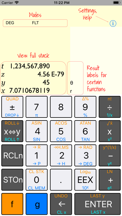 No Equal RPN Calculator screenshot 2