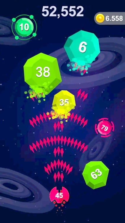 Balloon shooting blast