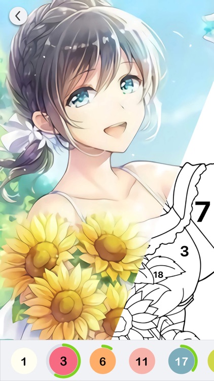 Anime Paint - Color By Number screenshot-3