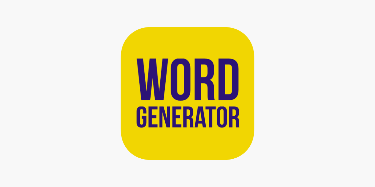 Random word generator