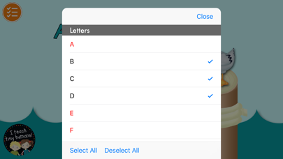 How to cancel & delete Tiny Human Alphabet Catch from iphone & ipad 4