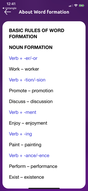 Word Formation for Exams(圖5)-速報App