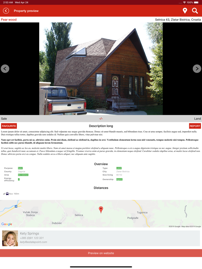 Winter Real Estate Agency App