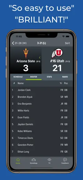 Game screenshot Arizona St Football Schedules hack