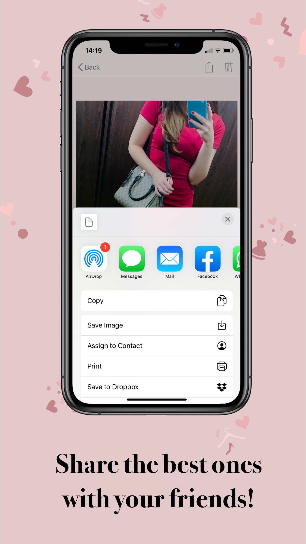 Screenshot do app DressApp: your looks