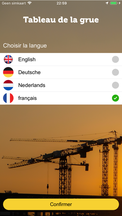 Screenshot #1 pour Tableau de la grue