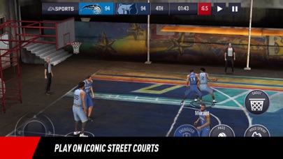 Screenshot from NBA LIVE Mobile Basketball