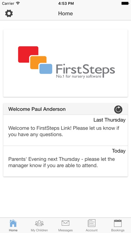 FirstSteps Parent Link