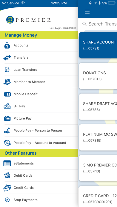 Premier Credit Union Mobile screenshot 2