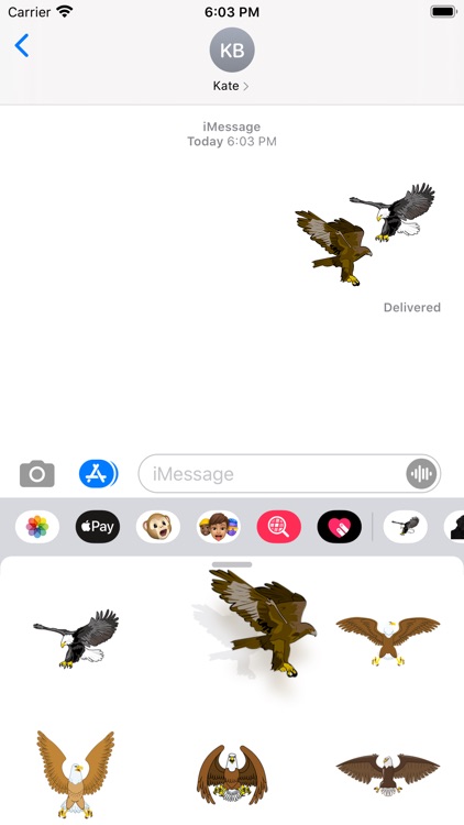 Sticker eagle