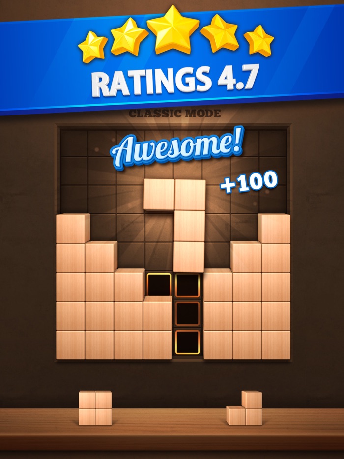 Wood Puzzle 3D Cube Block