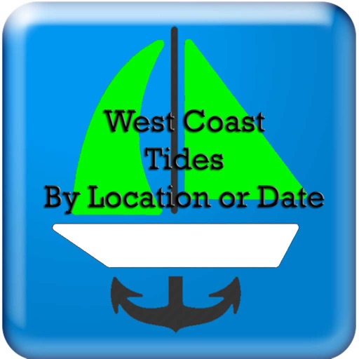 West Cst Tides Date and Locatn icon