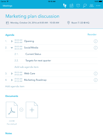 Minute - Makes Meetings Easy screenshot 2