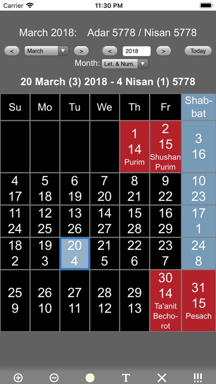 Jewish Calendar and Holidays L screenshot-3