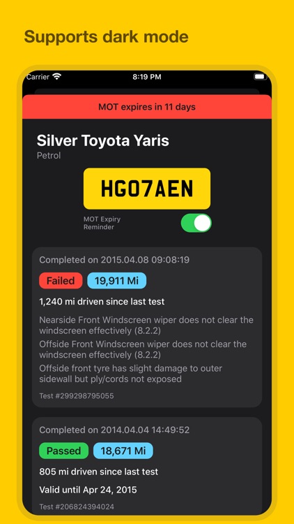 MOT Reminders & MOT History UK screenshot-4