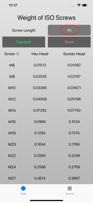 Weight of ISO Screws(圖4)-速報App