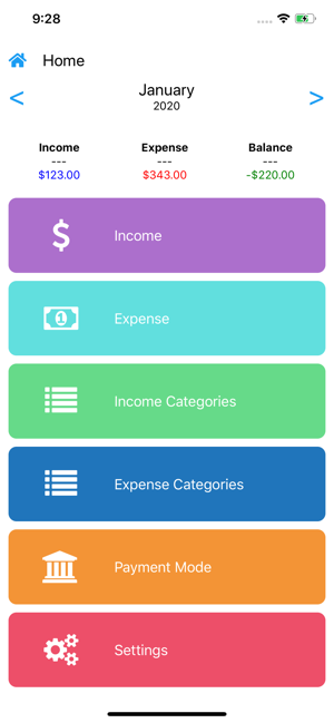 Monthly Expense Manager