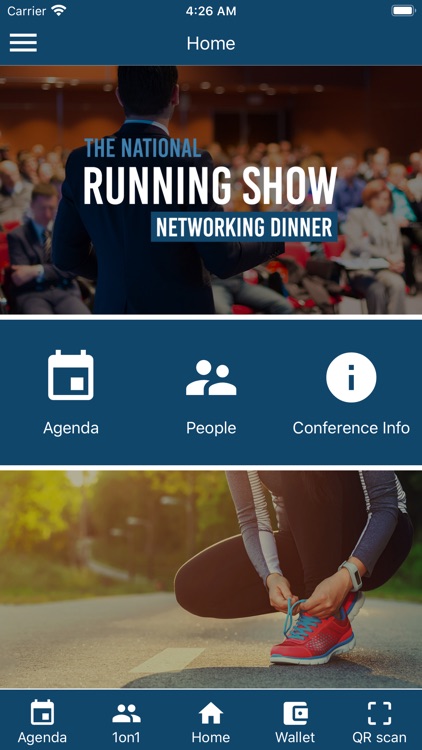 National Running Dinner App