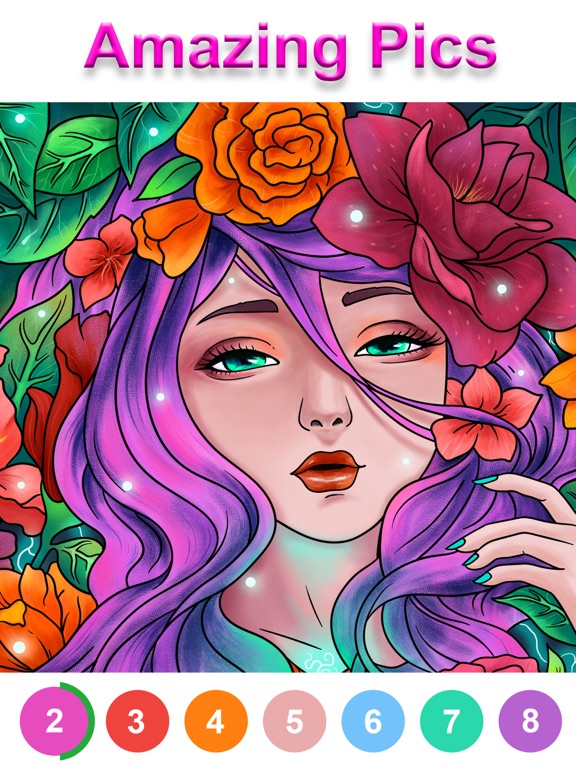 iPad Image of Paint By Number: Coloring Book
