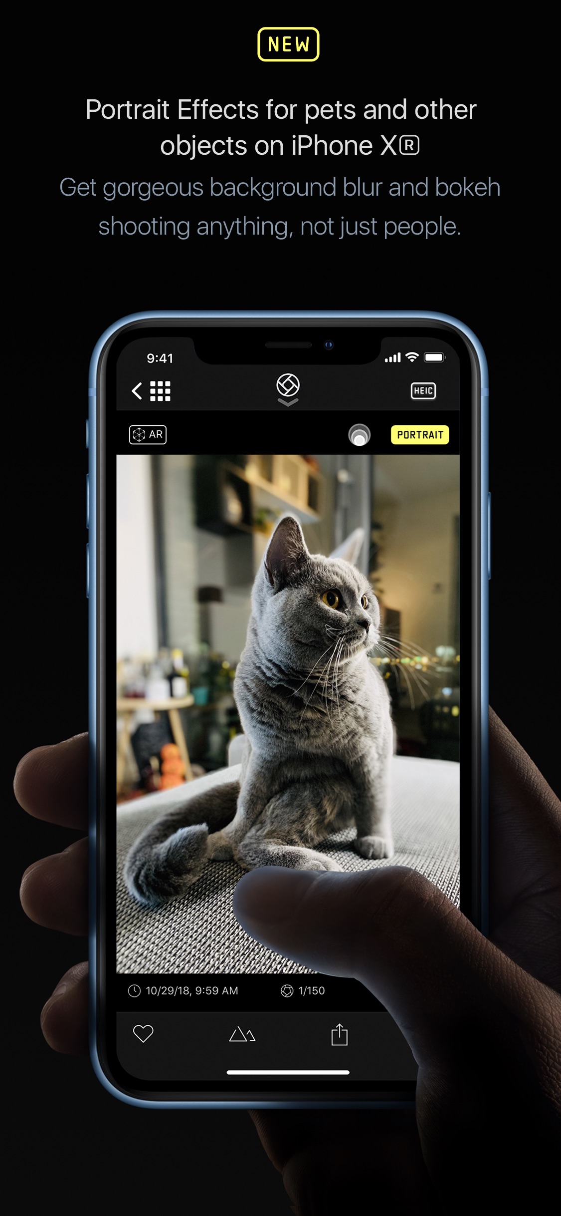 Screenshot do app Halide Camera