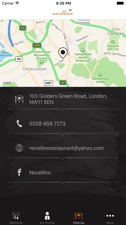 Novellino Restaurant screenshot-3