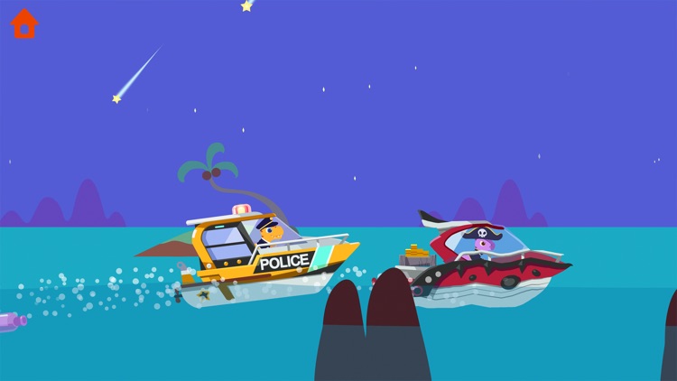 Dinosaur Police Car screenshot-8