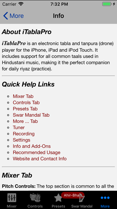 iTablaPro - Tabla Tanpura Player Screenshot 10