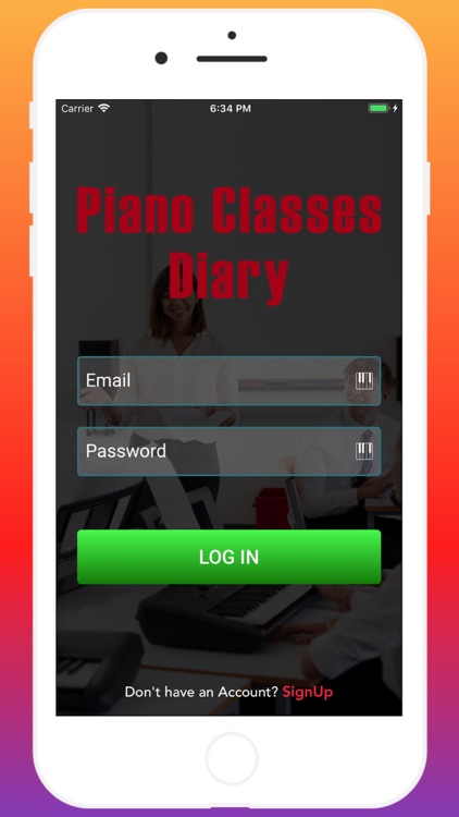 Piano Classes Diary