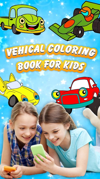 Vehicle Coloring for Child