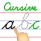 Looking for a fun, free, and simple educational app to help learn cursive writing and trace letters of the alphabet