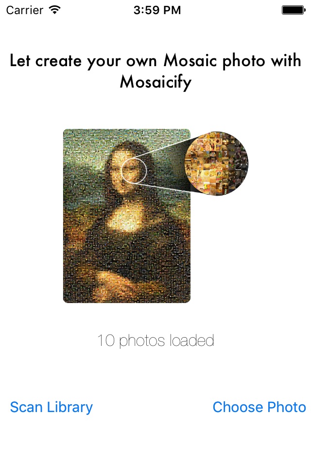 Mosaicify: Photo mosaic app screenshot 3