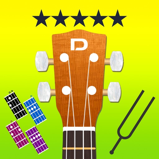 Ukulele Tuner Pro and Chords Icon