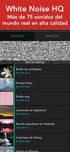 Screenshot 1 Ruido Blanco HQ iphone