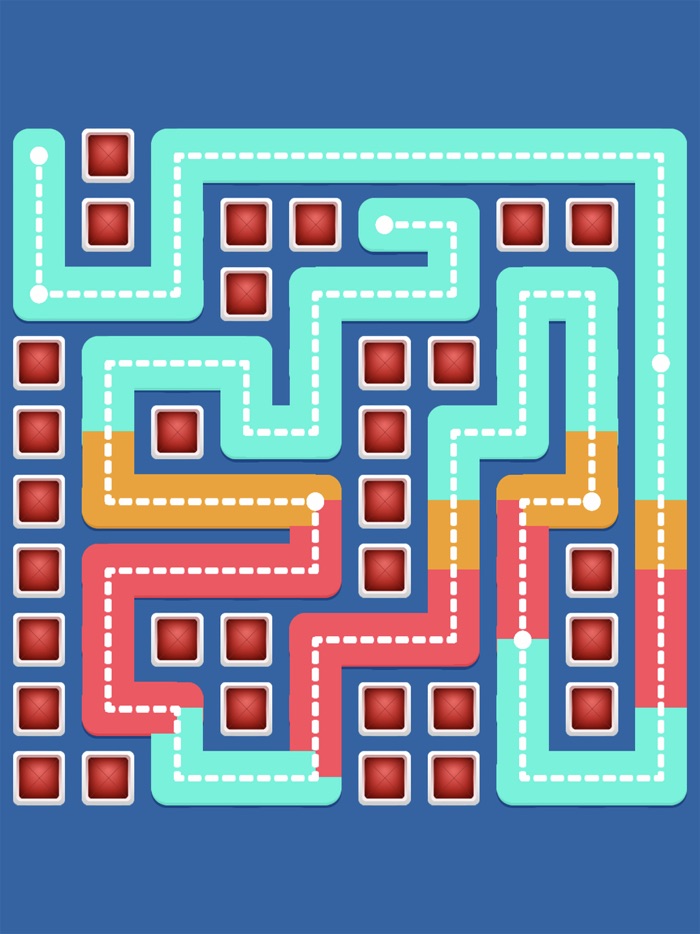 Fill One Line Connect the Dots