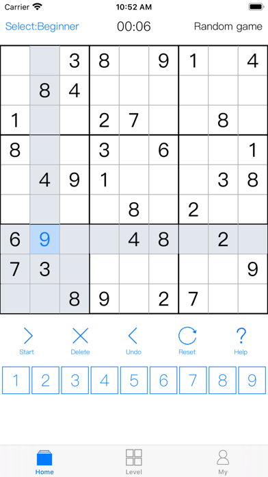 Sodoku - 10000 Sodoku Puzzles screenshot 1