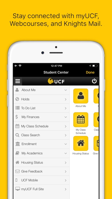 How to cancel & delete UCF Mobile from iphone & ipad 2