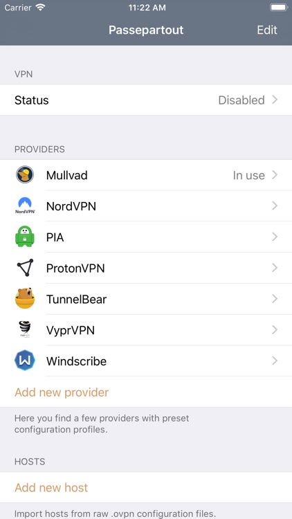 Passepartout - OpenVPN Client