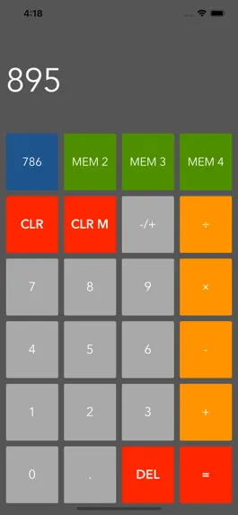 Game screenshot MemoryCalculator apk