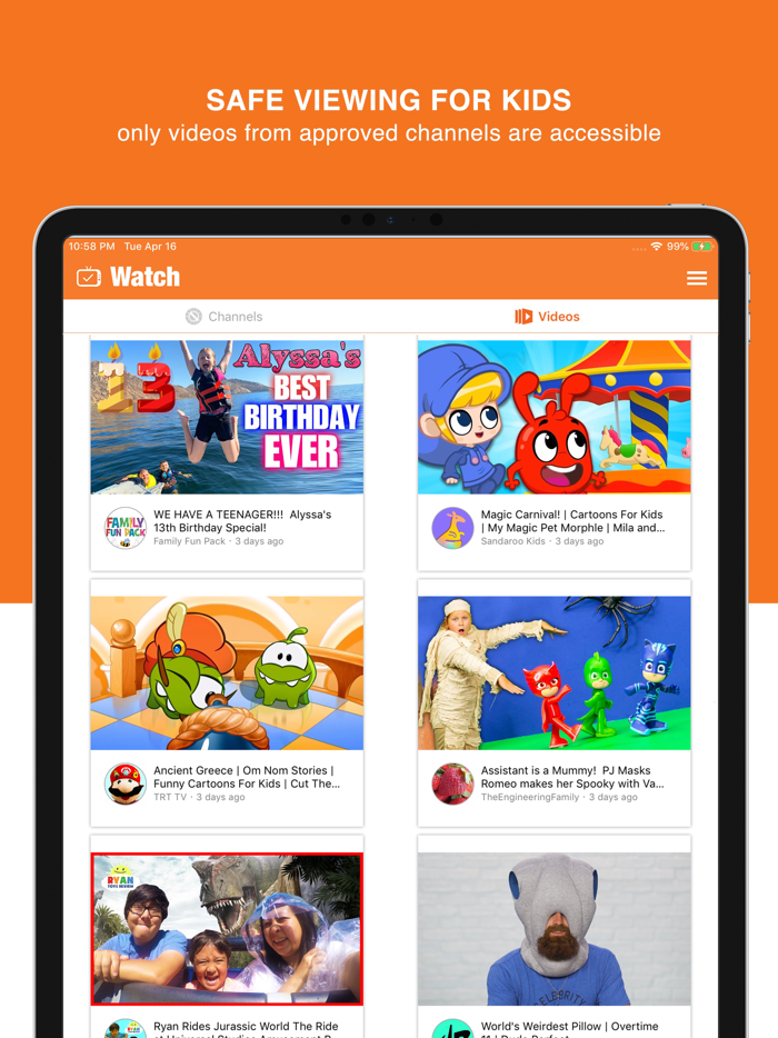 YouChoose -safer kids videos