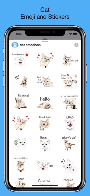 Cat - Emoji and Stickers(圖1)-速報App